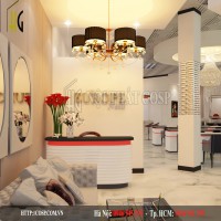 Thiết kế nội thất tiệm nail Hoài Nail - Hà Nội